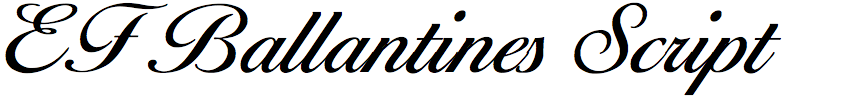 EF Ballantines Script