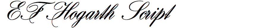 EF Hogarth Script