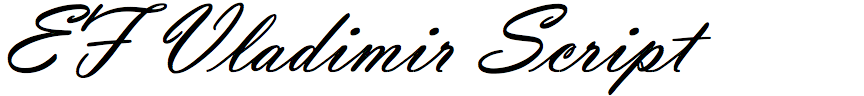 EF Vladimir Script