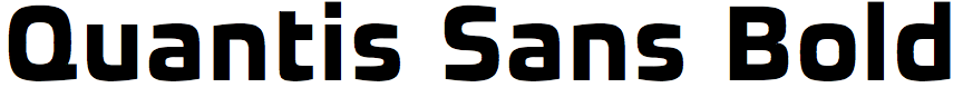 Quantis Sans Bold