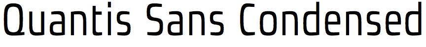 Quantis Sans Condensed