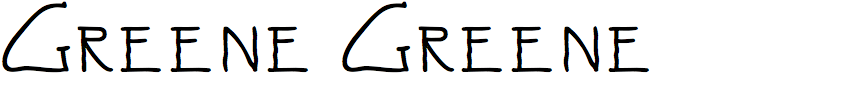 Greene Greene