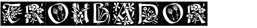 Troubador Initials