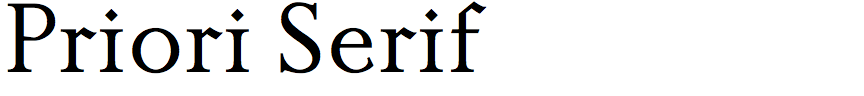 Priori Serif