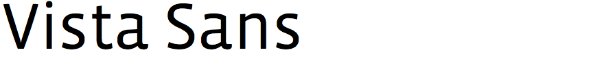 Vista Sans