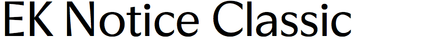 EK Notice Classic