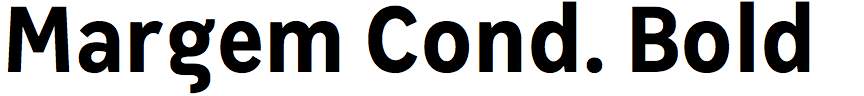 Margem Condensed Bold