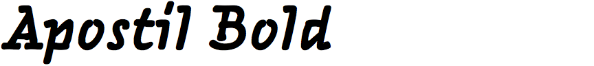 Apostil Bold