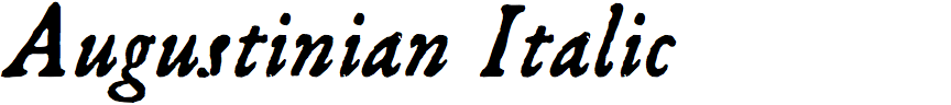 Augustinian Italic