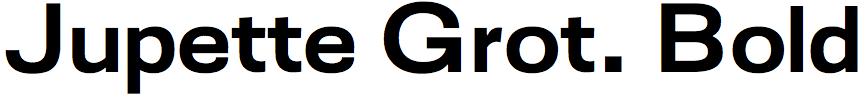 Jupette Grotesk Bold
