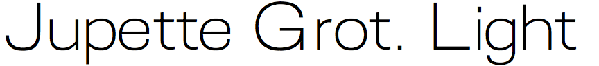 Jupette Grotesk Light