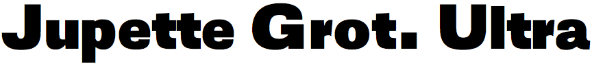 Jupette Grotesk Ultra