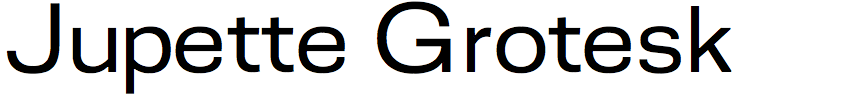 Jupette Grotesk