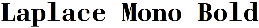 Laplace Mono Bold