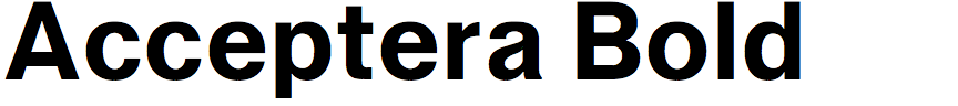 Acceptera Bold