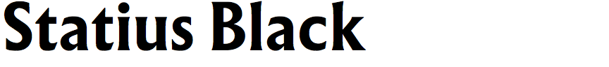 Statius Black