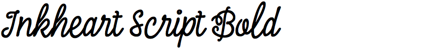 Inkheart Script Bold