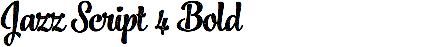 Jazz Script 4 Bold