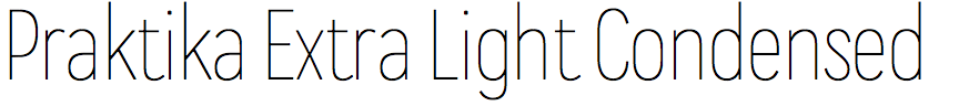 Praktika Extra Light Condensed