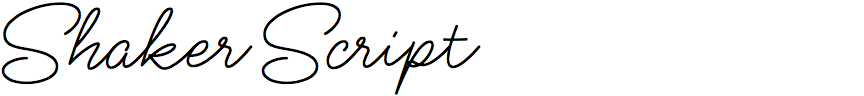 Shaker Script