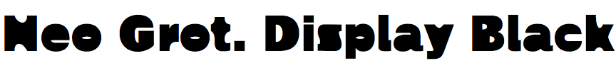 Neo Grotesk Display Black