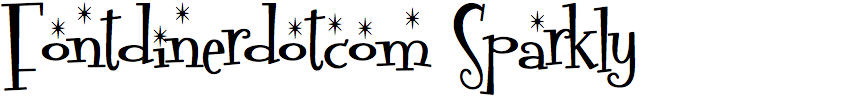 Fontdinerdotcom Sparkly