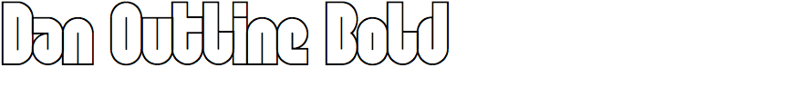 Dan Outline Bold