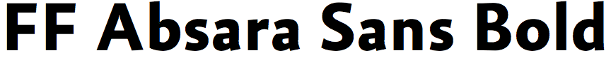 FF Absara Sans Bold