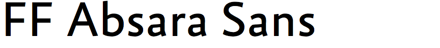 FF Absara Sans