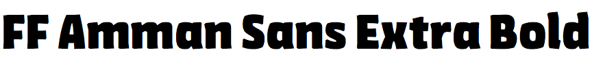 FF Amman Sans Extra Bold