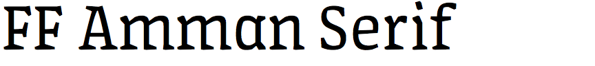 FF Amman Serif