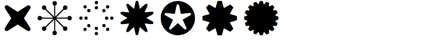 FF Dingbats 2.0 Stars and Flowers