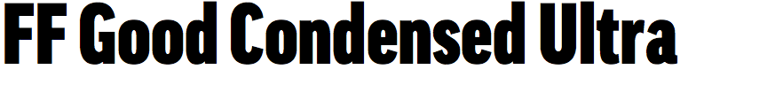 FF Good Condensed Ultra