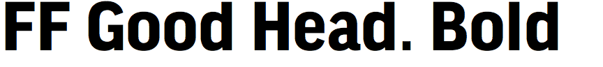 FF Good Headline Bold