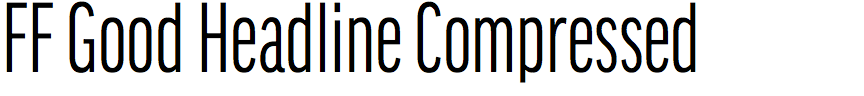 FF Good Headline Compressed