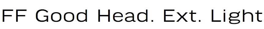 FF Good Headline Extended Light