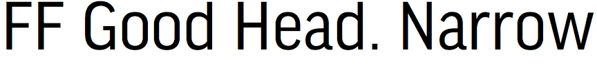 FF Good Headline Narrow