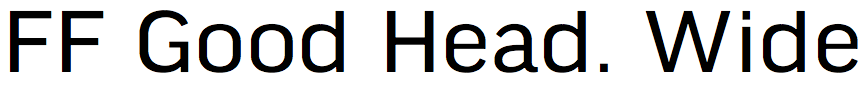 FF Good Headline Wide
