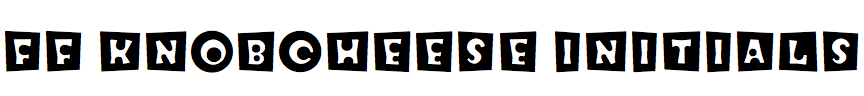 FF Knobcheese Initials