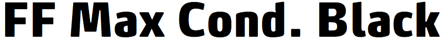 FF Max Condensed Black