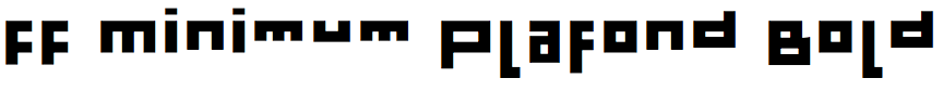 FF Minimum Plafond Bold