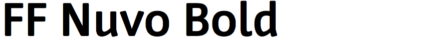 FF Nuvo Bold