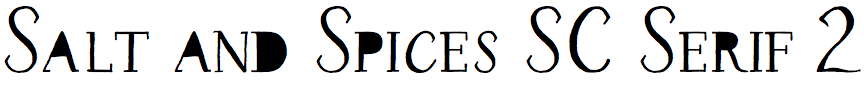 Salt and Spices SC Serif 2