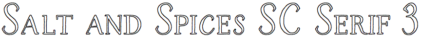 Salt and Spices SC Serif 3