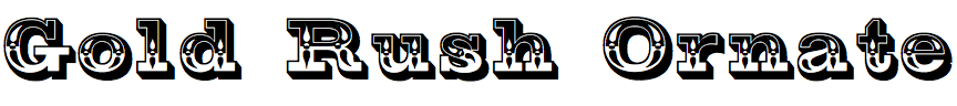 Gold Rush Ornate