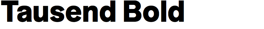 Tausend Bold