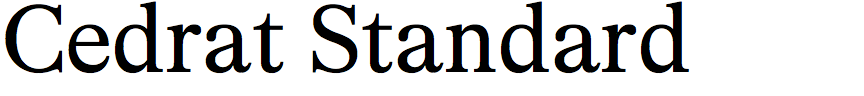 Cedrat Standard