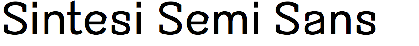 Sintesi Semi Sans