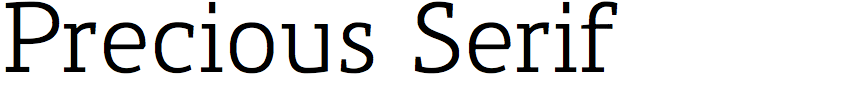 Precious Serif