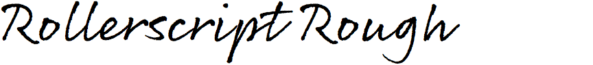 Rollerscript Rough